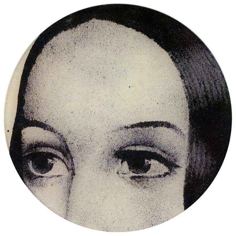 JOHN DERIAN/ジョンデリアン】デコパージュプレート/Ellen's Eyes