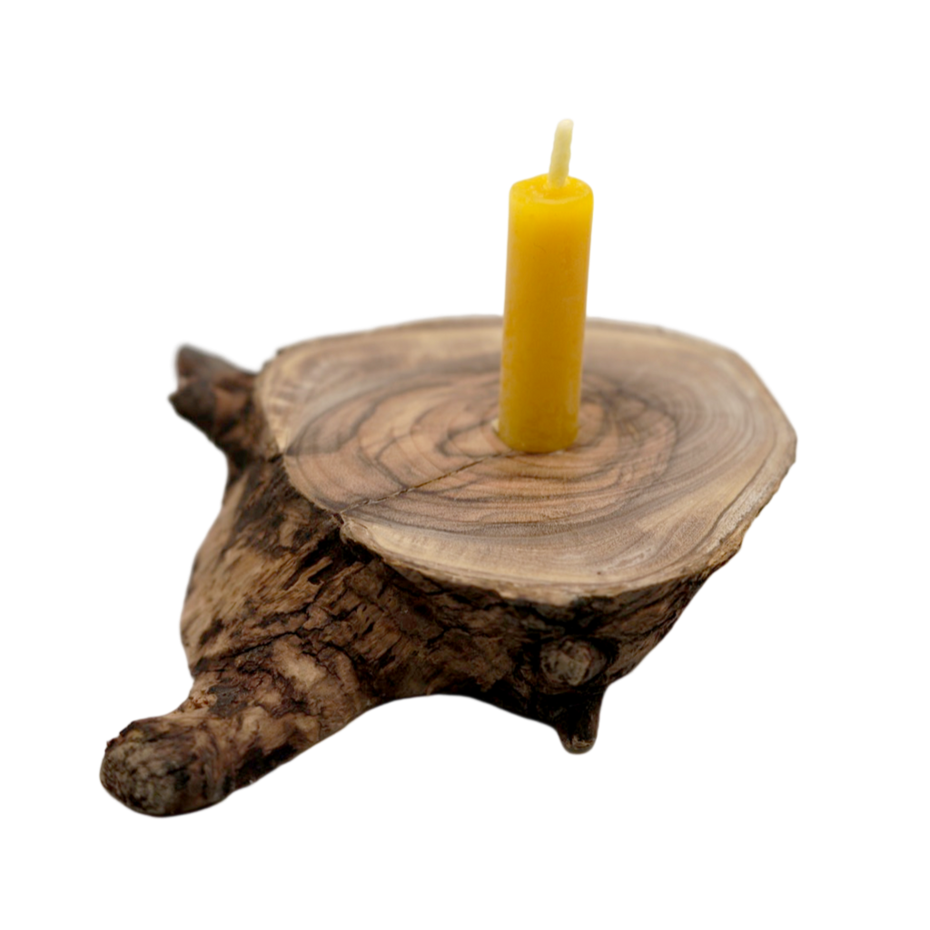 木のキャンドルホルダー/Candle holder_S2