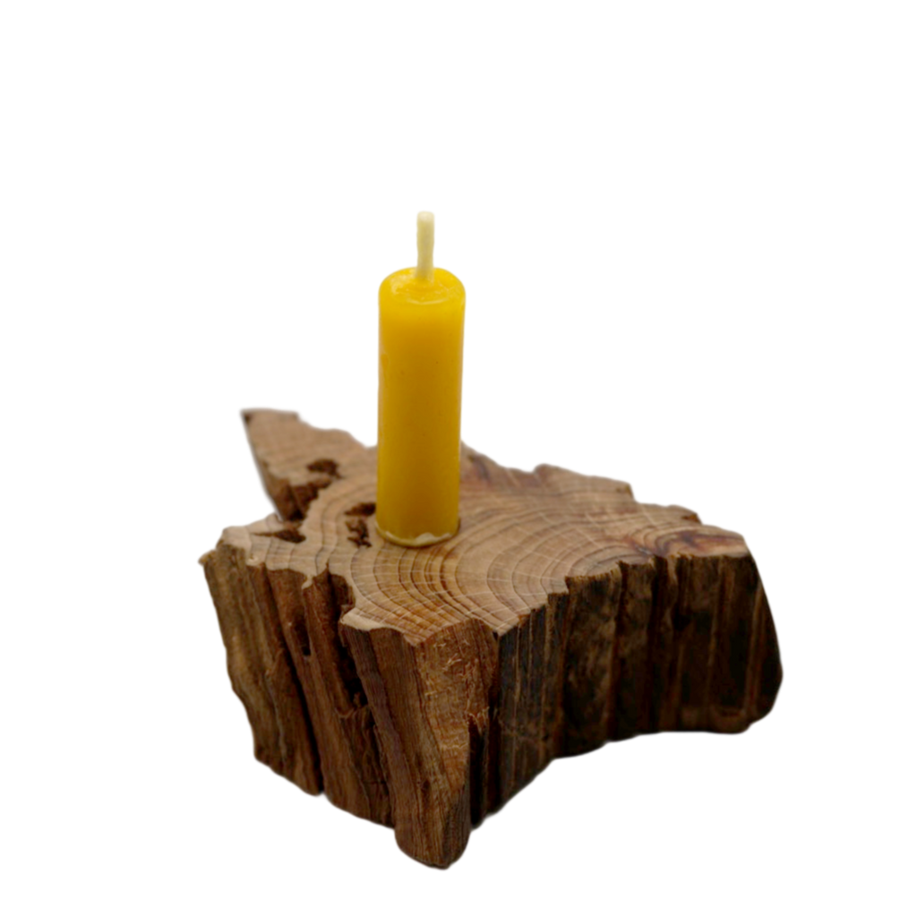 木のキャンドルホルダー/Candle holder_S4