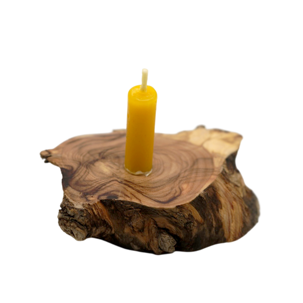 木のキャンドルホルダー/Candle holder_S6