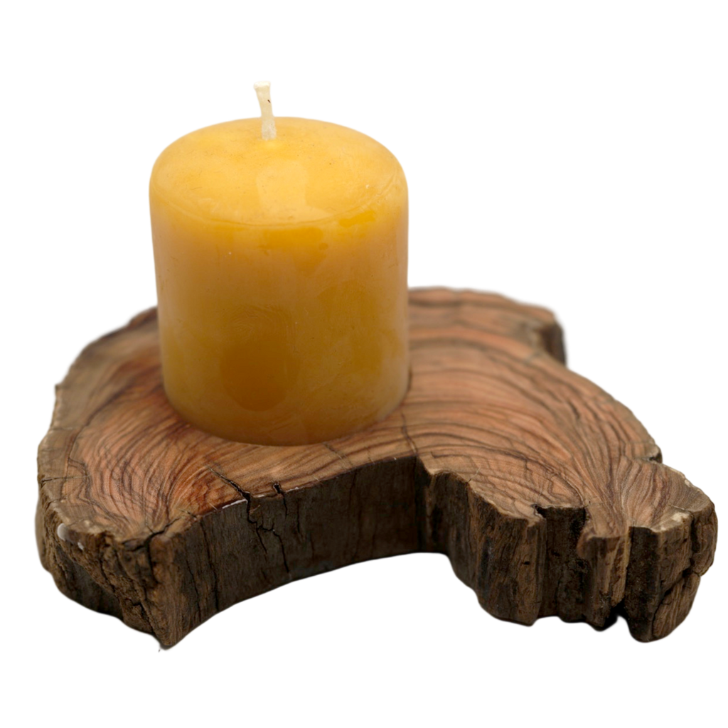 木のキャンドルホルダー/Candle holder_L1
