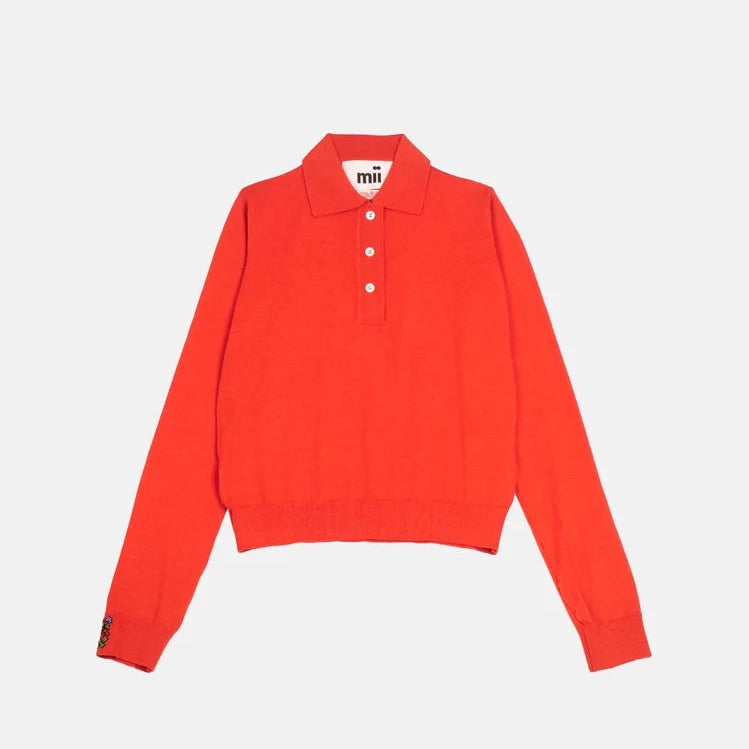 【Mii Collection/ミーコレクション】POLO SHIRT - PLAIN