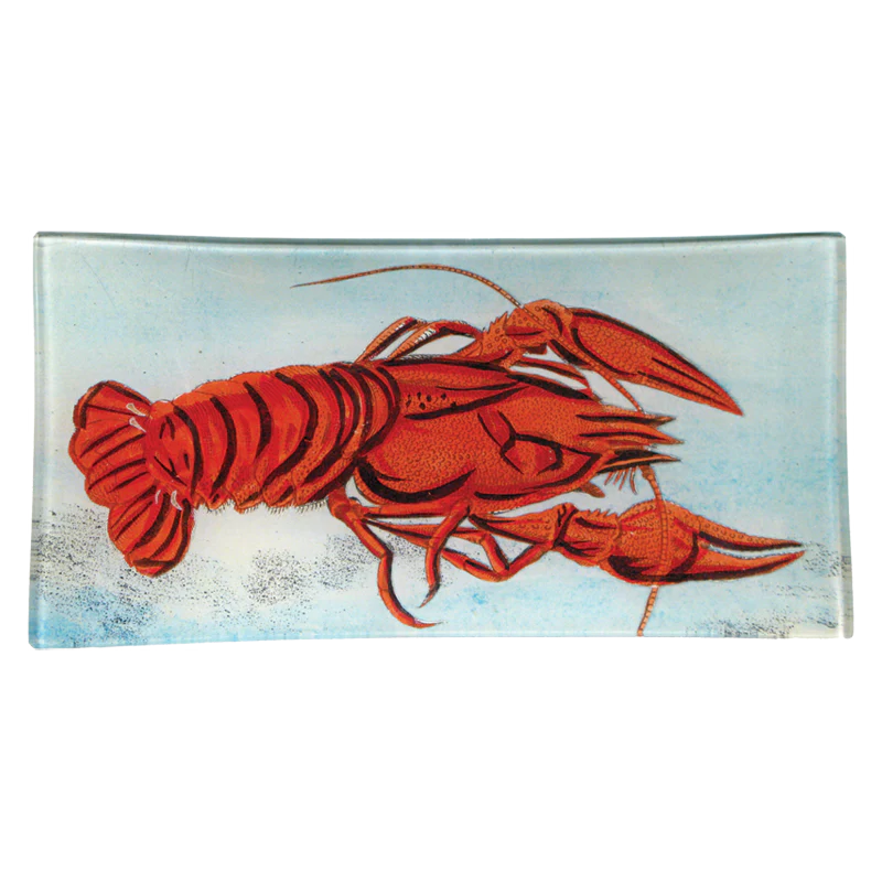 【JOHN DERIAN/ジョンデリアン】デコパージュプレート/Painted Lobster