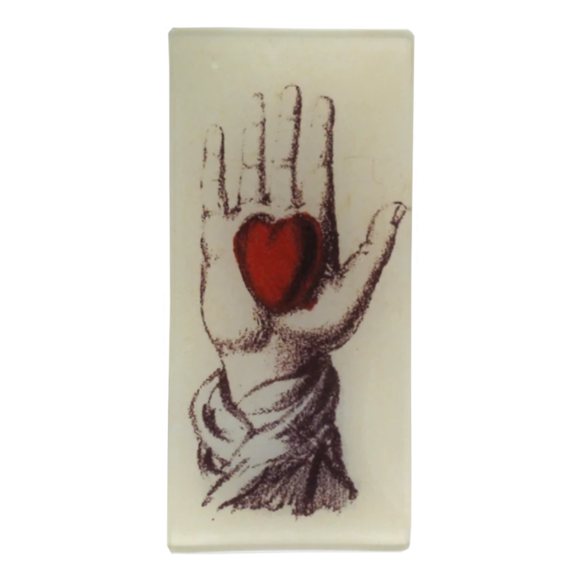 JOHN DERIAN ジョンデリアン デコパージュ プレート ハート JOHN DERIAN ジョンデリアン デコパージュ プレート ハート