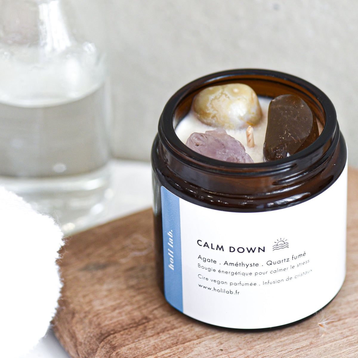 キャンドル リラックス/Crystal candle Clam down POETRY READING