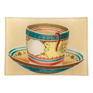 【JOHN DERIAN/ジョンデリアン】デコパージュプレート/Tea
